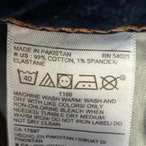 OLD NAVY OG STRAIGHT HIGH RISE JEANS WOMENS 18 BLUE STRETCH DENIM ANKLE 39"x28" - Picture 5 of 16